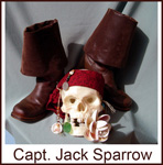 whose shoe capt. jack sparrow johnny depp